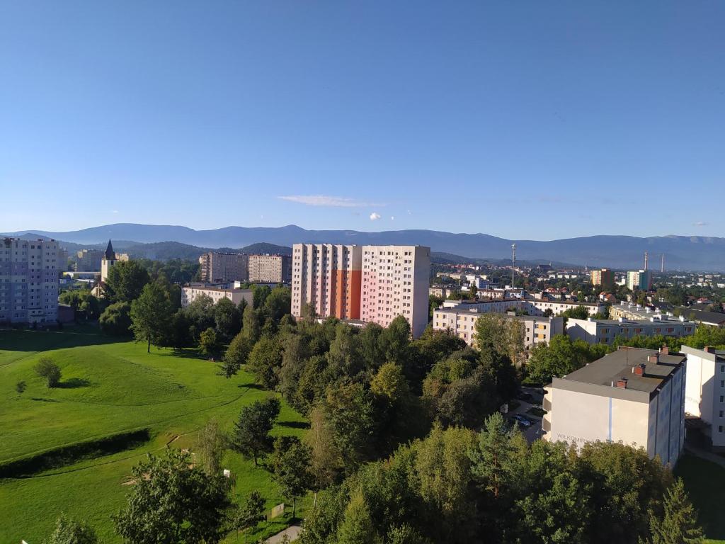 Výhľad na hory alebo výhľad na hory priamo z apartmánu