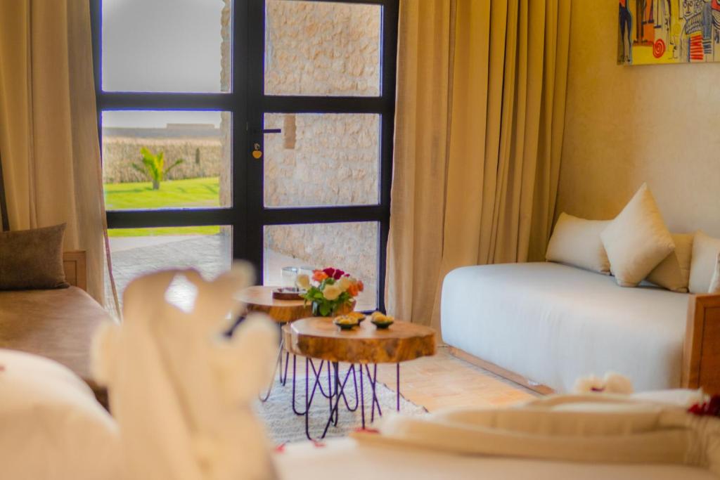 Posezení v ubytování BABERRIH Hôtel Hospitality Palaces & Resorts