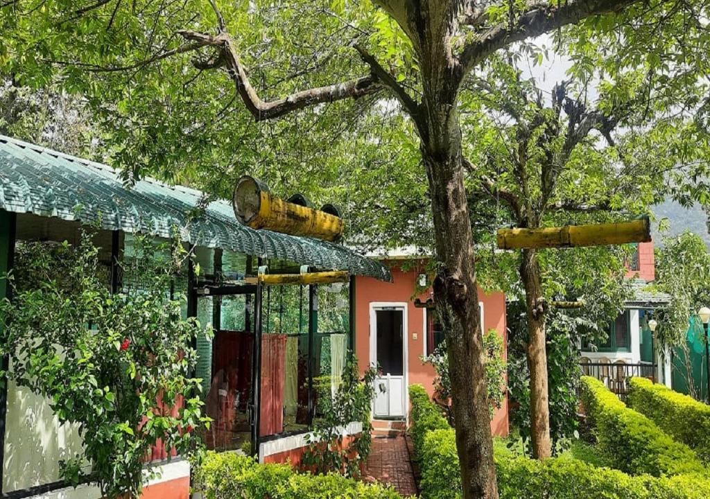 a house with a tree in front of it at Red Carpet Cottage Masinagudi By Lexstays in Masinagudi
