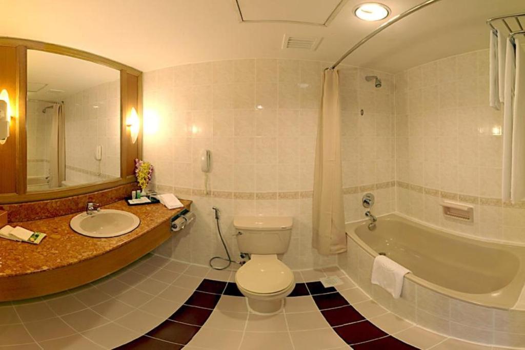 Koupelna v ubytování Sunway Hotel Phnom Penh