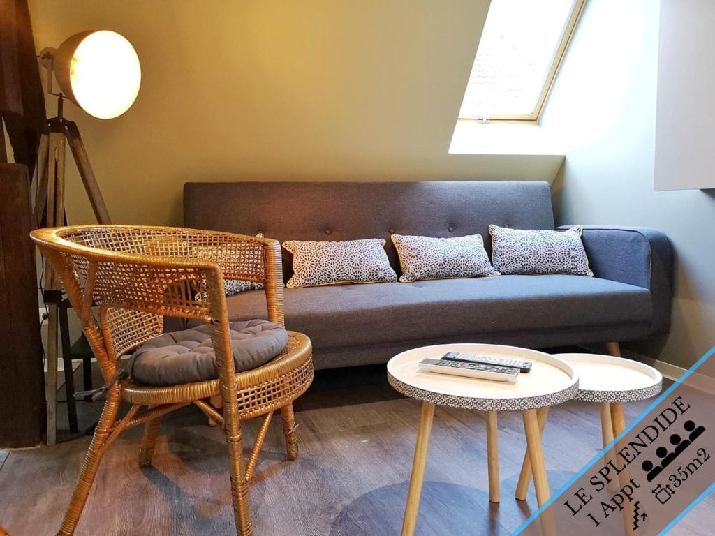 Posezení v ubytování Splendide Appartement Barr - Route du Vins