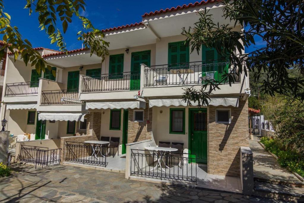 Balkón nebo terasa v ubytování Stathopoulos Apartments