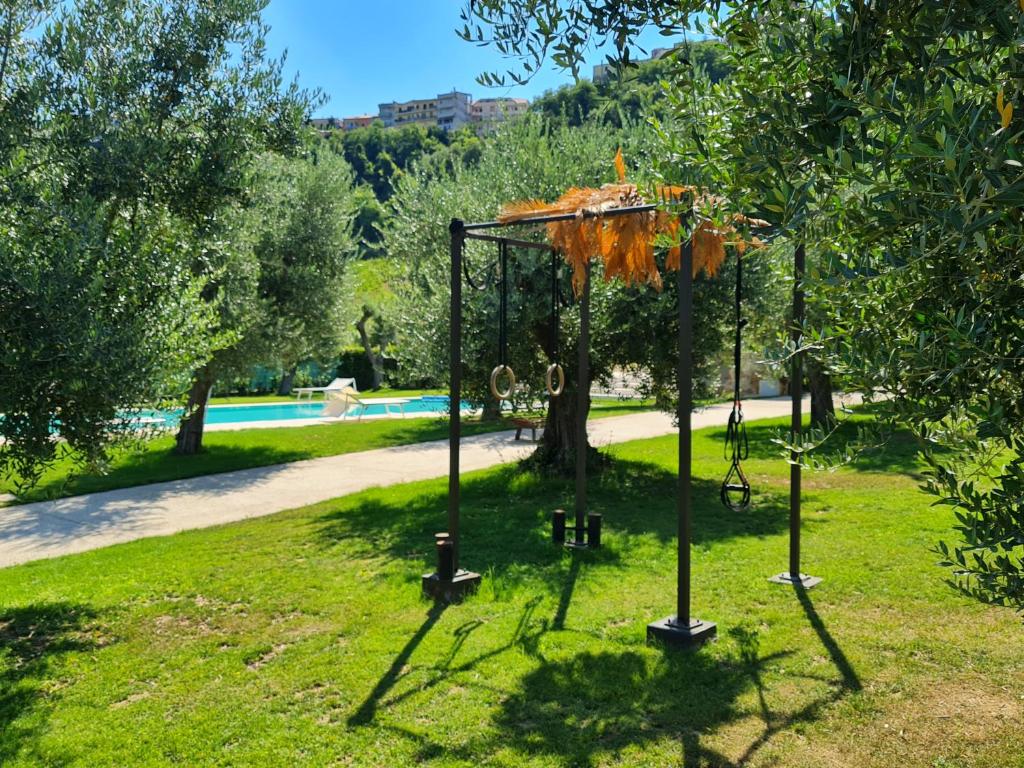 Vonkajšia záhrada v ubytovaní Rocky House
