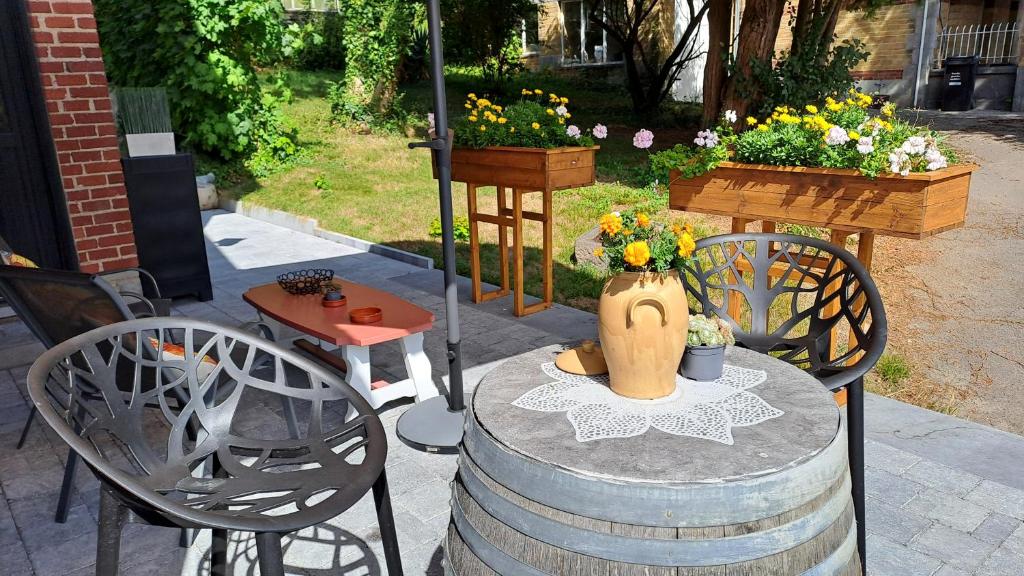 Zahrada ubytování "En Aqualye" chambre privative chez l'habitant