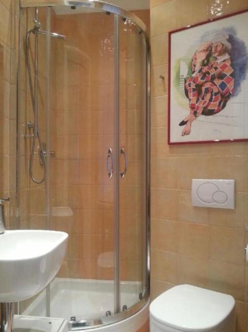Koupelna v ubytování B&B Al Molo