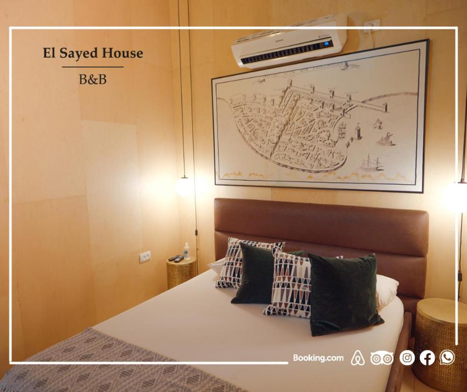 Postel nebo postele na pokoji v ubytování El Sayed House b&b