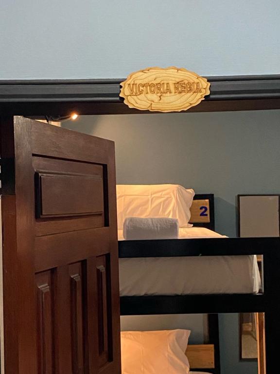 Postel nebo postele na pokoji v ubytování Tambo Hostel
