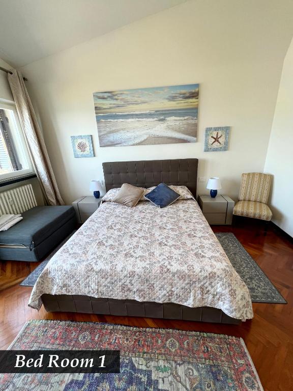 Kép NAUTILUS VISTA MARE MOZZAFIATO a 180 GRADI- POSTO AUTO PRIVATO - 2 CAMERE MATRIMONIALI più 1 DIVANO LETTO SINGOLO-SKY,NETFLIX-WIFI 200MG szállásáról Rapallóban a galériában