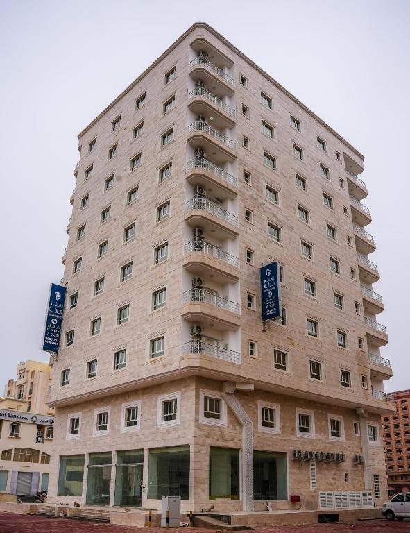 Budova, kde se aparthotel nachází