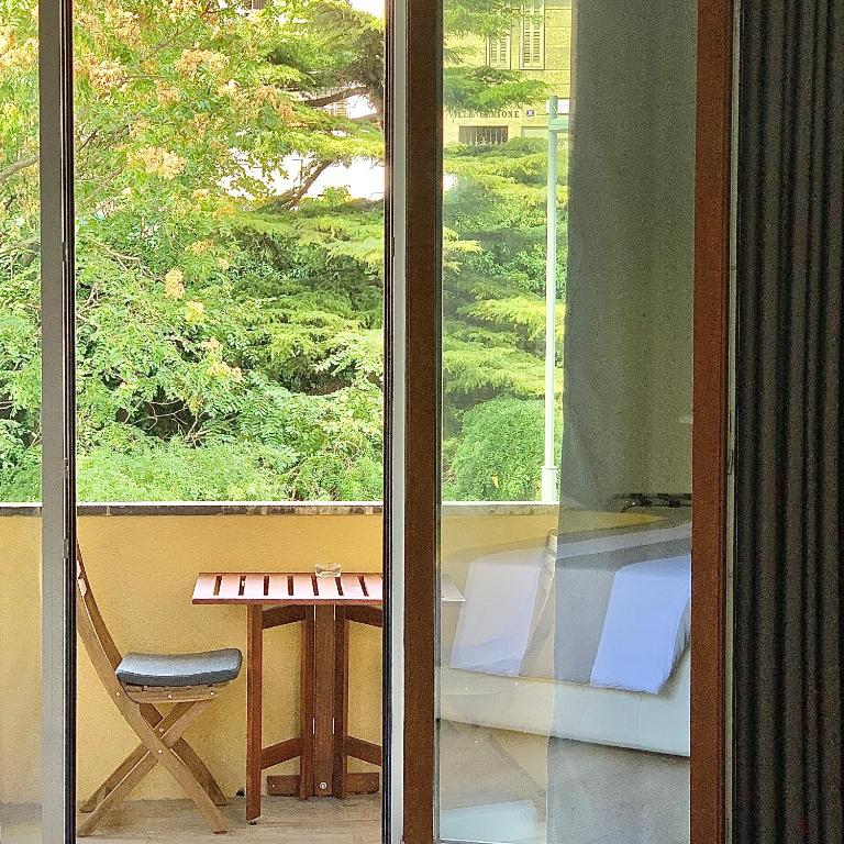 Vonkajšia záhrada v ubytovaní B&B Crocevia
