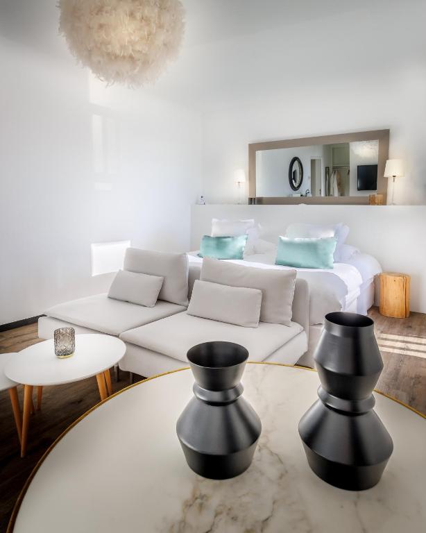 Posezení v ubytování Belfry & Spa by Ligne St Barth