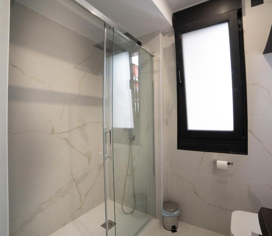 Koupelna v ubytování Apartamentos Arrigane nº licencia EBI01970