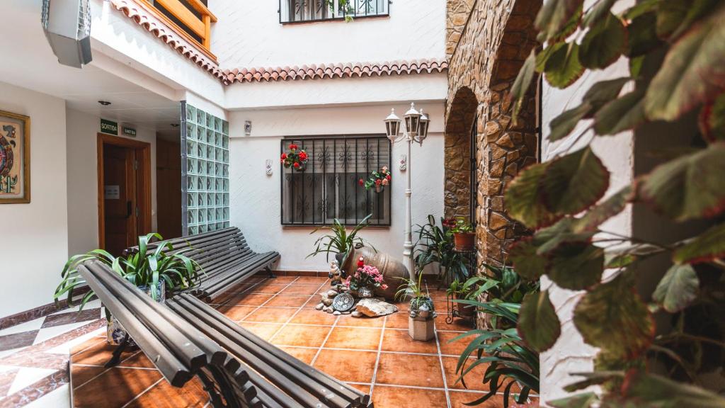 Balkón nebo terasa v ubytování Agusti Hostal