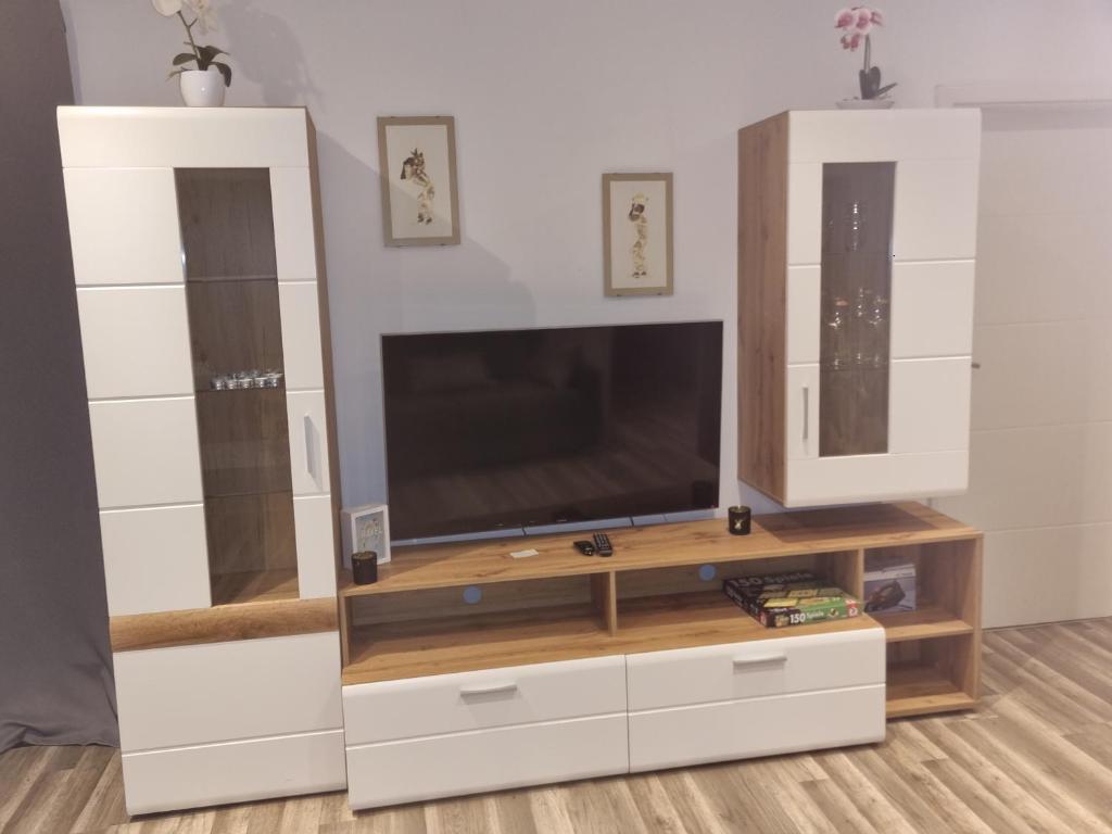 TV a/nebo společenská místnost v ubytování Maria Apartment