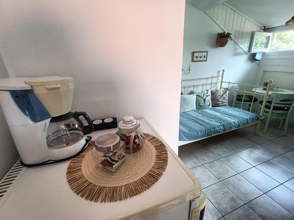 Kuchyňa alebo kuchynka v ubytovaní Kardos Residence Siófok