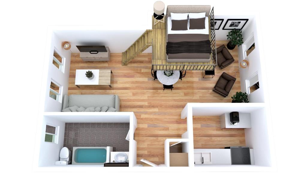 Posedenie v ubytovaní Le Chaudron d'Or - 41m2 - Hyper Centre - Mezzanine - Clim - WIFI HD