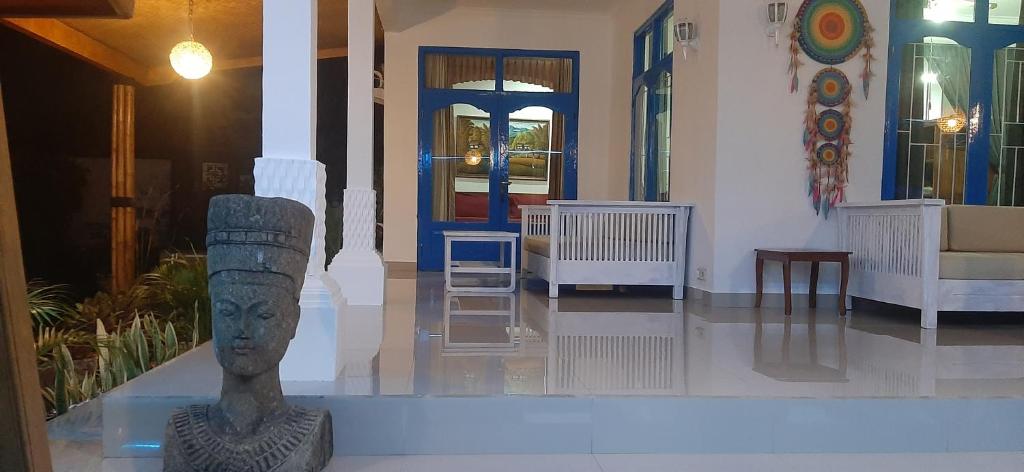 Posezení v ubytování Cantik Villa