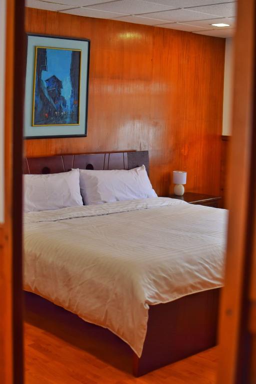 Postel nebo postele na pokoji v ubytování Hotel Ambassador
