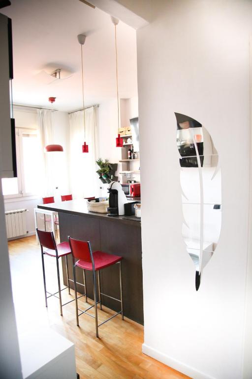 Kuchnia lub aneks kuchenny w obiekcie Casa Bolognese - in the heart of the city!