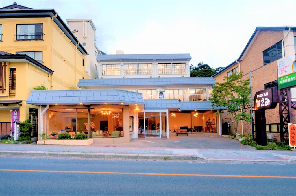 Budova, kde se ryokan nachází