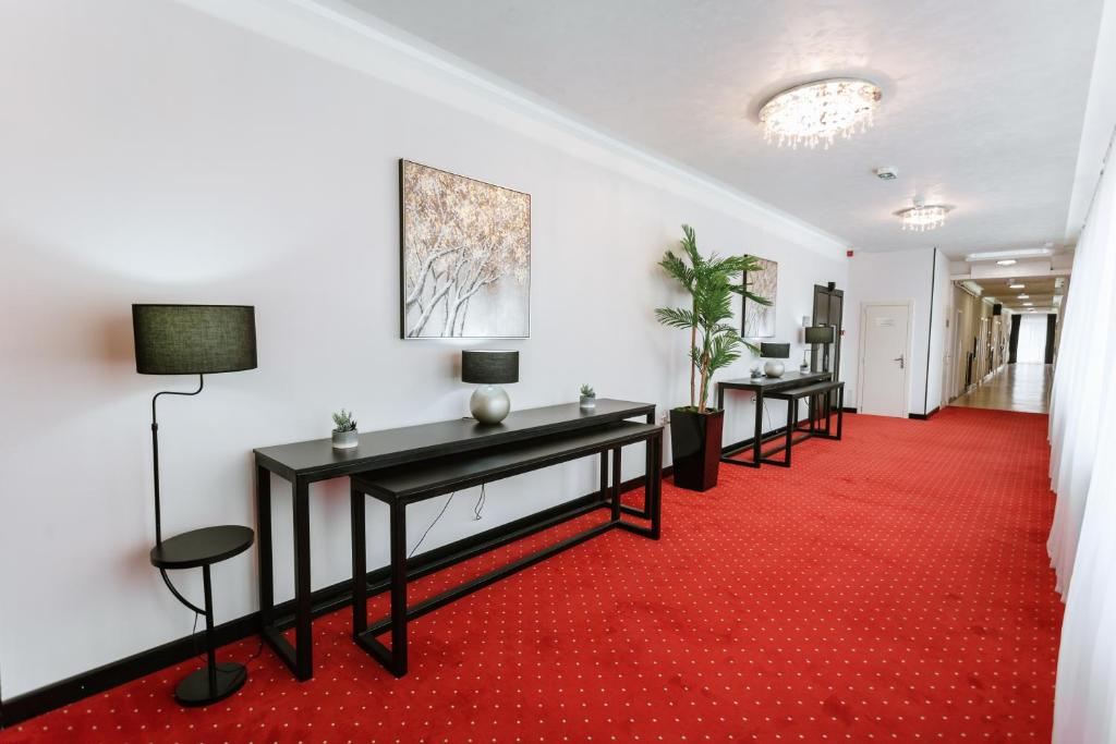 TV a/nebo společenská místnost v ubytování Hotel Srem
