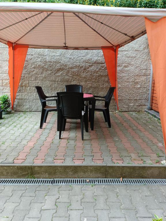 Patio nebo venkovní prostory v ubytování msprivat