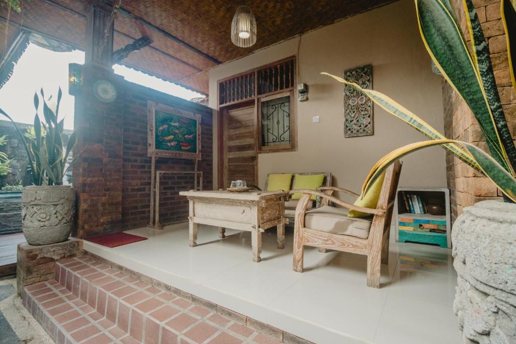 Patio o area all'aperto di Samblung Mas House