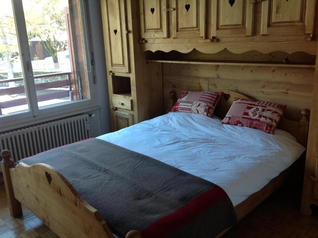 Postel nebo postele na pokoji v ubytování Alpe Blanche