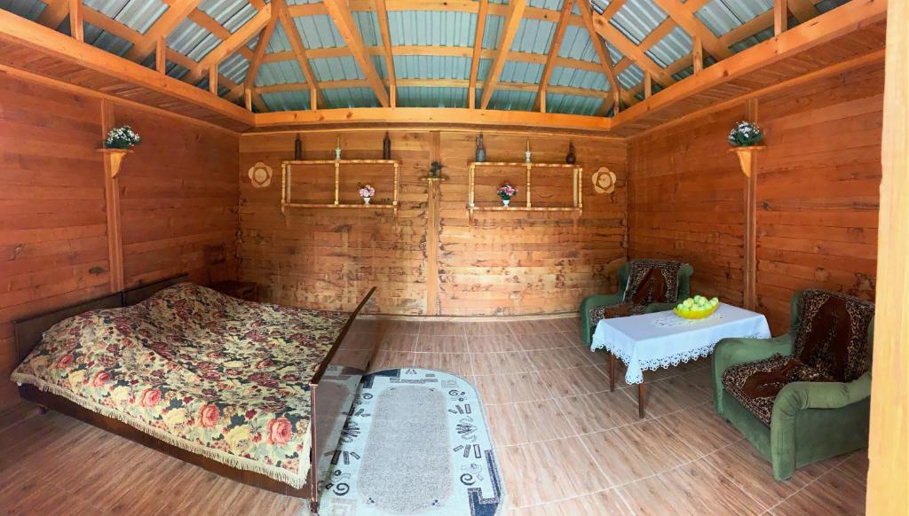 Postel nebo postele na pokoji v ubytování Matua guest house