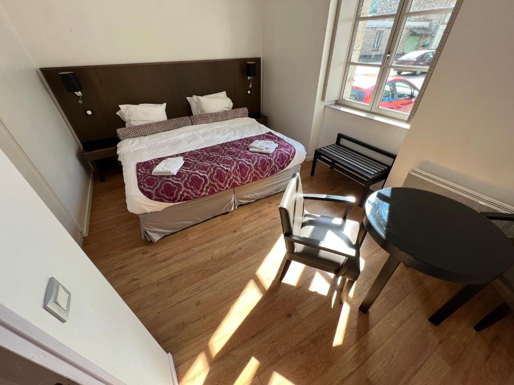 Postel nebo postele na pokoji v ubytování Charmant appartement RDC familial ou pour le travail