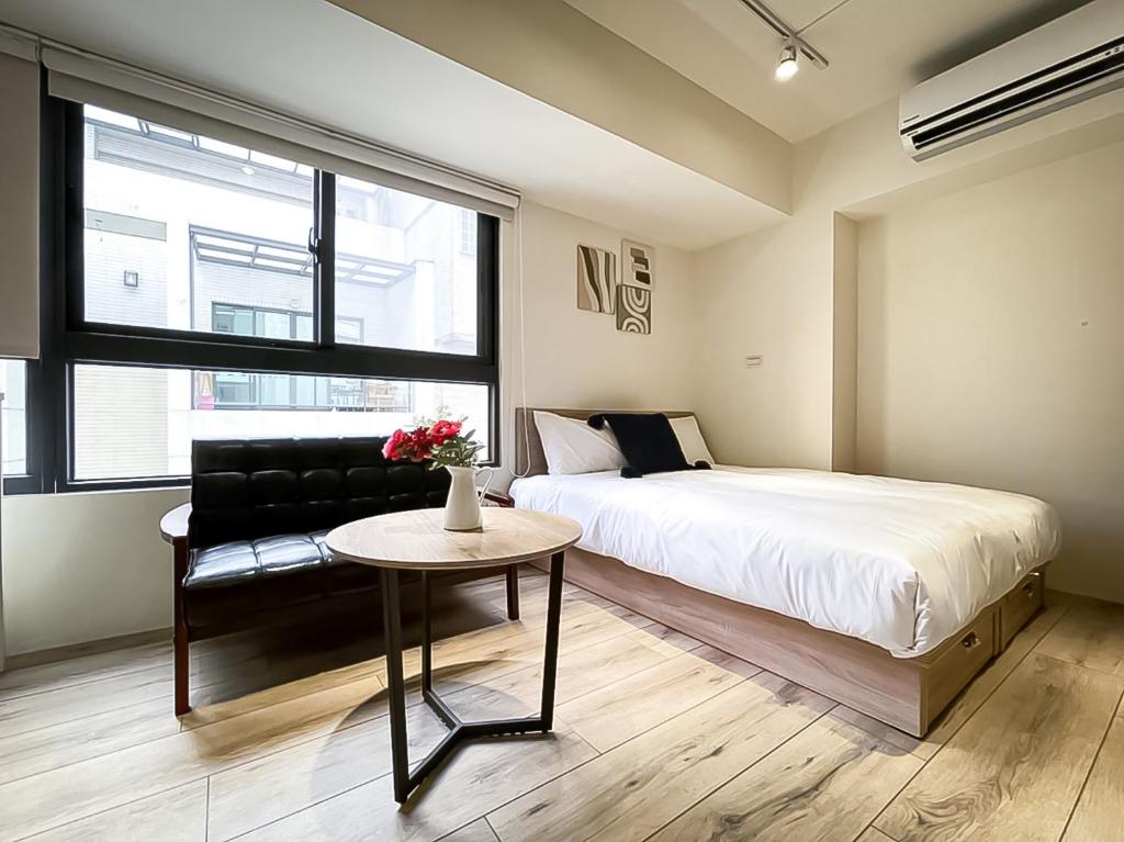 旅行家 Affetto Hostel房間的床