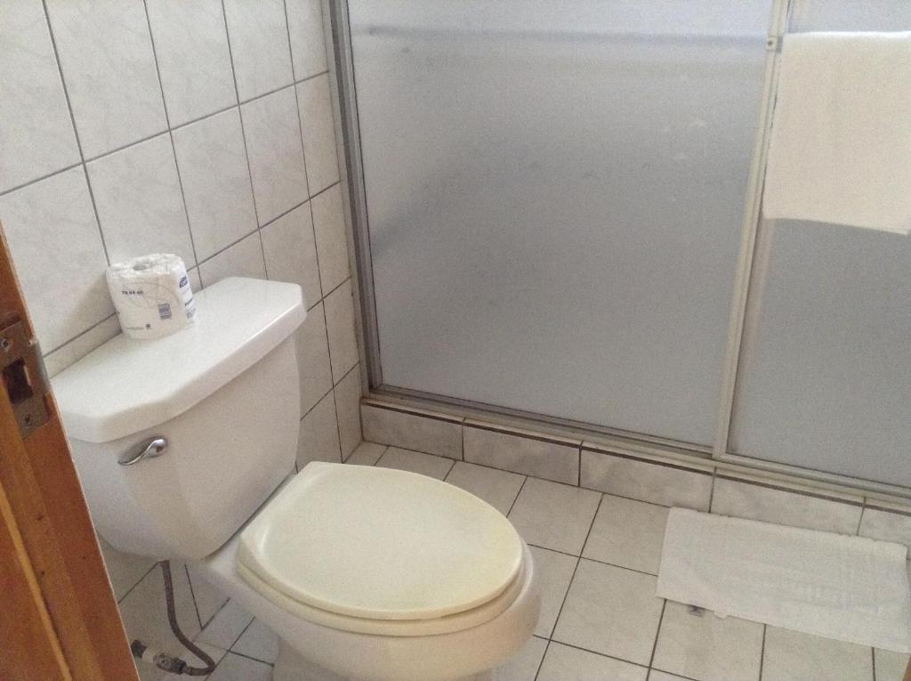 Koupelna v ubytování Apartotel Flamboyant