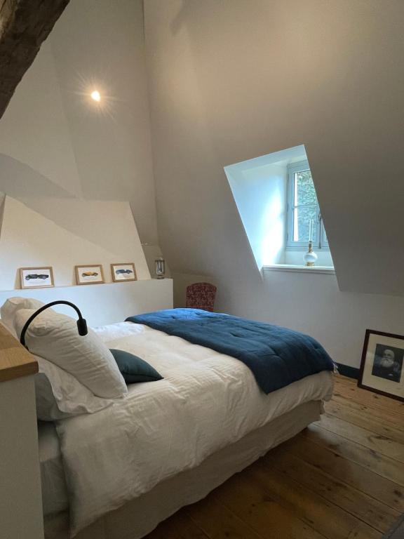 Postel nebo postele na pokoji v ubytování Château de Contay Guesthouse - 1753