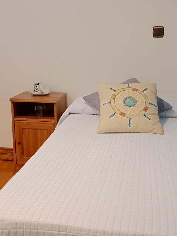 Postel nebo postele na pokoji v ubytování Pensión San Vicente