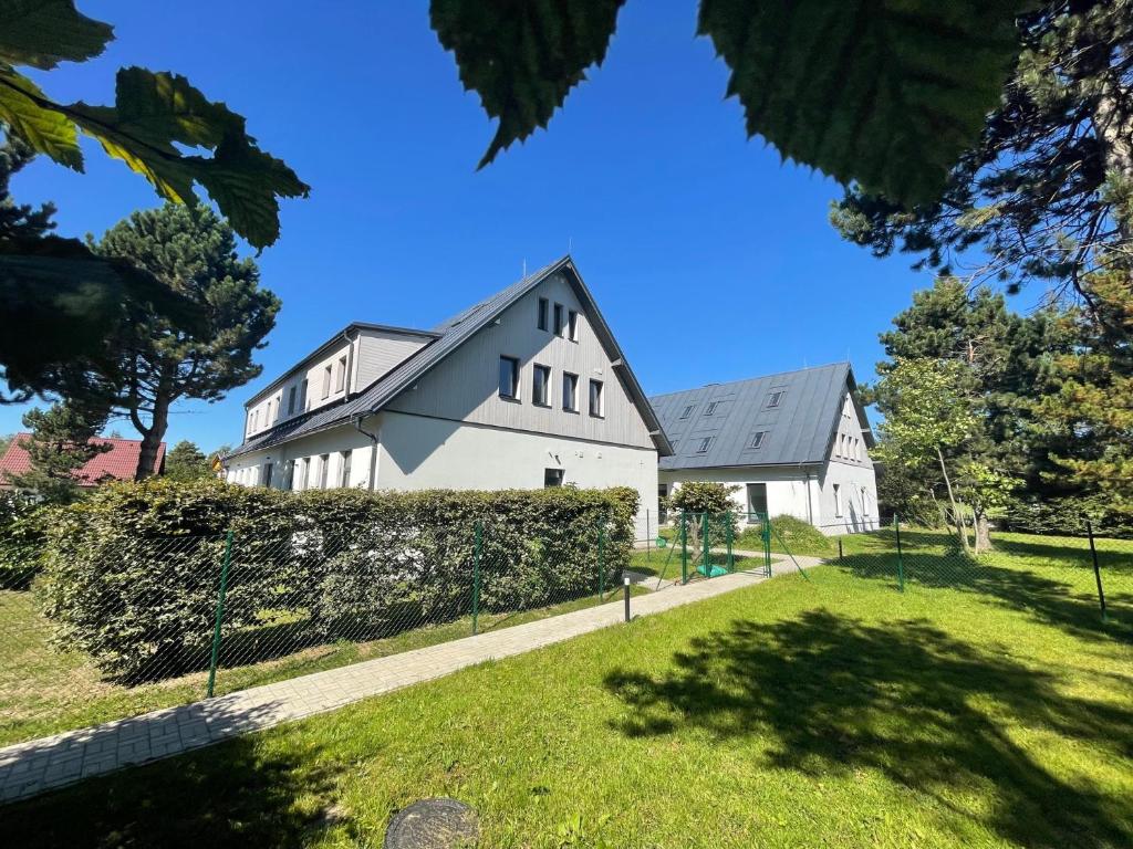 Vonkajšia záhrada v ubytovaní Apartmán Studnice na Vysočině