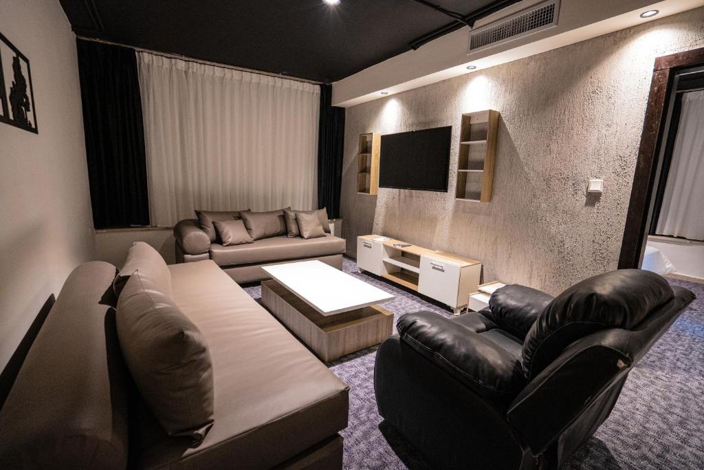 Posezení v ubytování Diamond Hotel