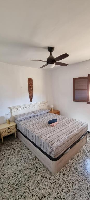 Postel nebo postele na pokoji v ubytování Casa los Lagartos