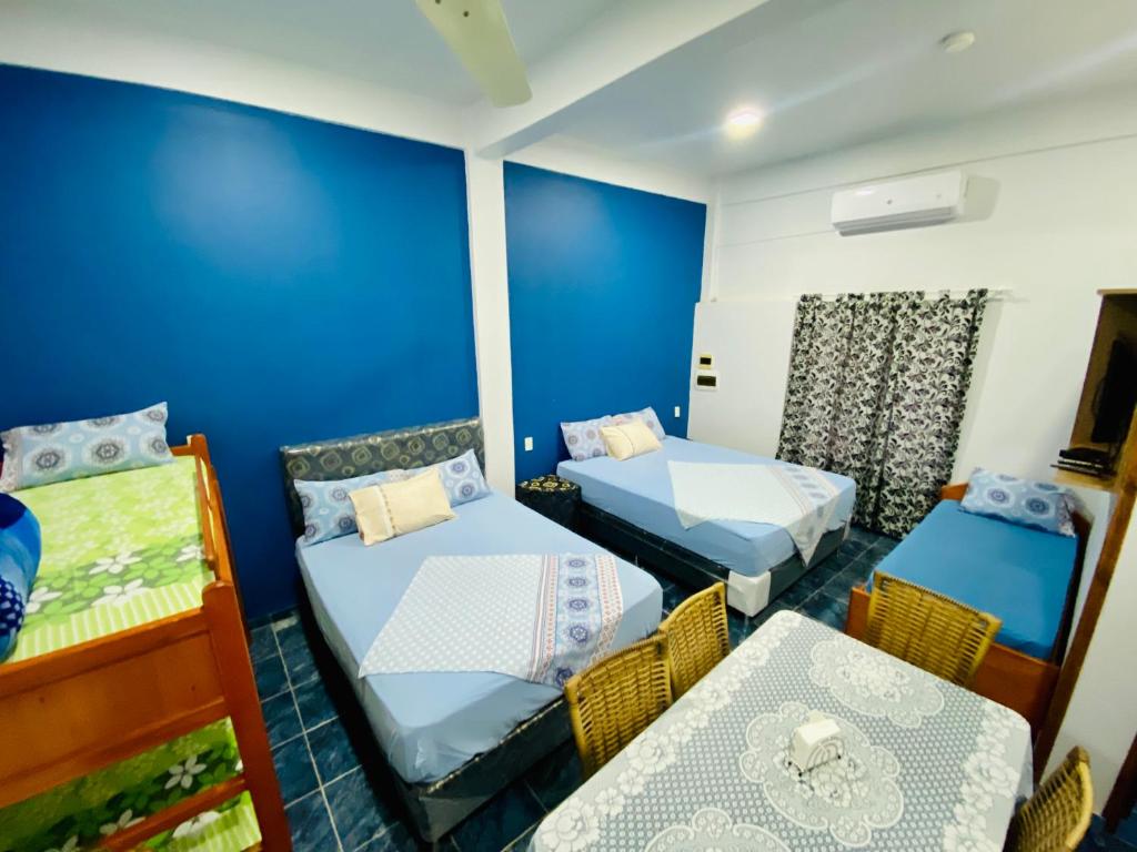Postel nebo postele na pokoji v ubytování SV Apart Hotel