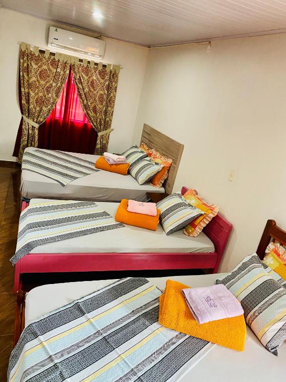 Postel nebo postele na pokoji v ubytování SV Apart Hotel