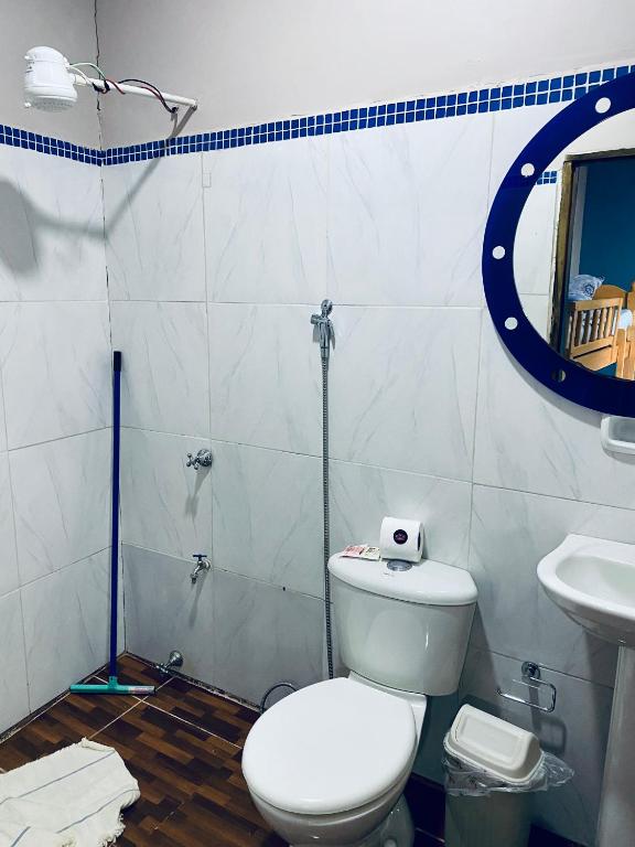 Koupelna v ubytování SV Apart Hotel