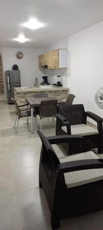Kuchyň nebo kuchyňský kout v ubytování Casa del encanto II