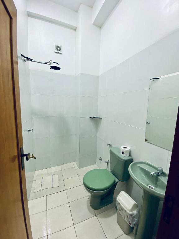 Koupelna v ubytování SV Apart Hotel