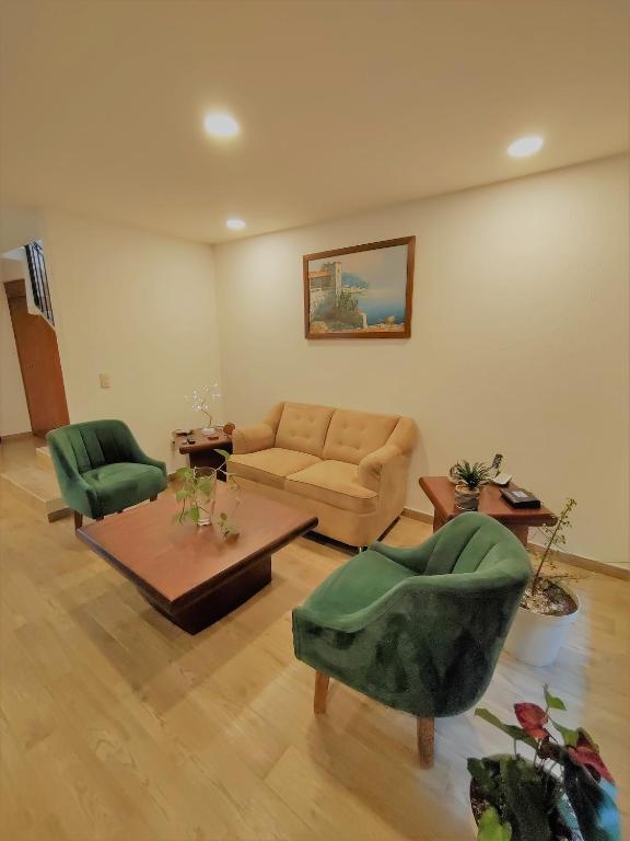 Posezení v ubytování Casa Noriux en Gdl