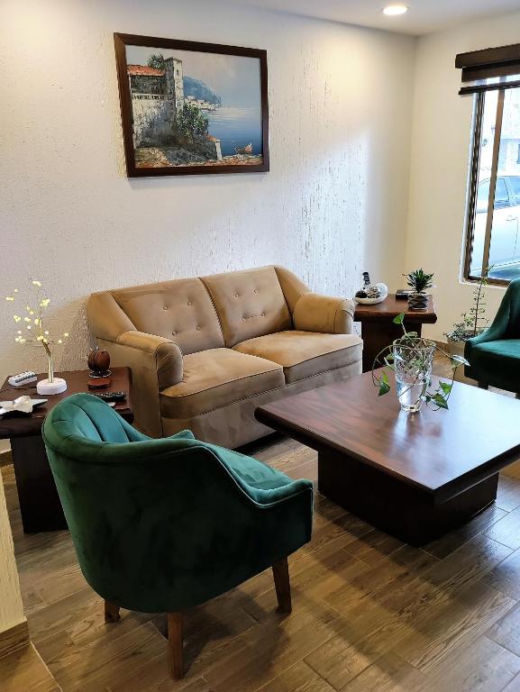 Posezení v ubytování Casa Noriux en Gdl