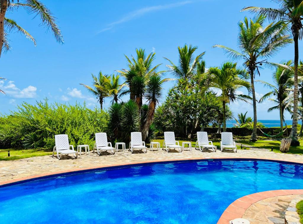 Bazén v ubytování PALM HOUSE - LUXURY VILLA - SAMANÁ - Ocean Front nebo v jeho okolí