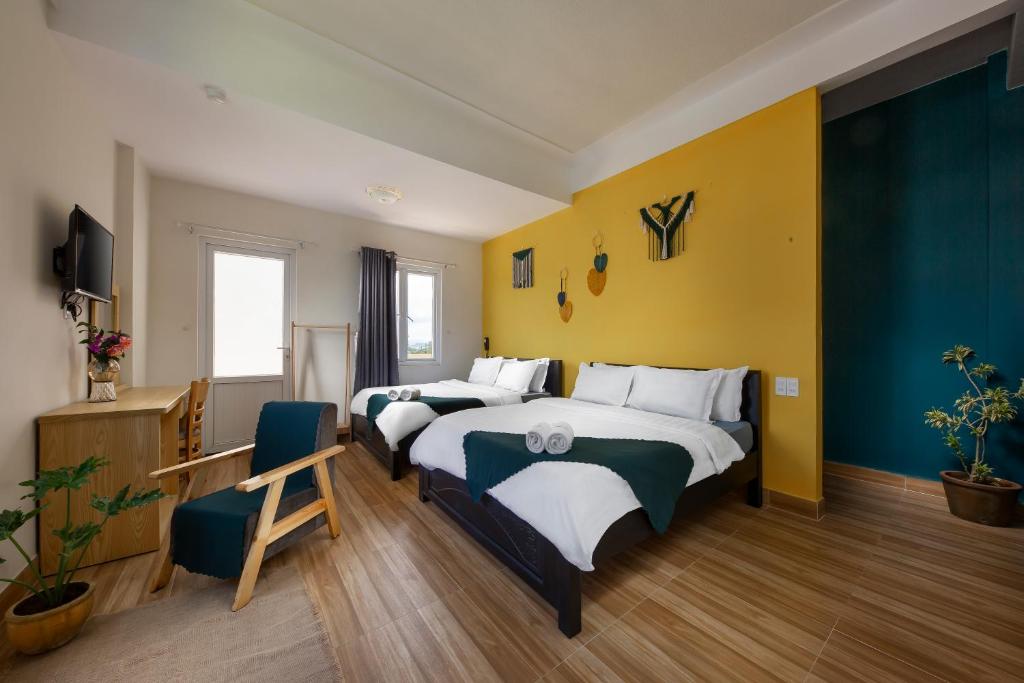 Postel nebo postele na pokoji v ubytování Century House
