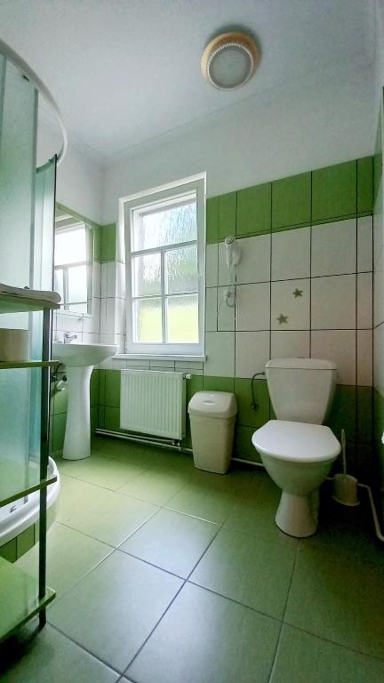 Koupelna v ubytování Hotel Hradec