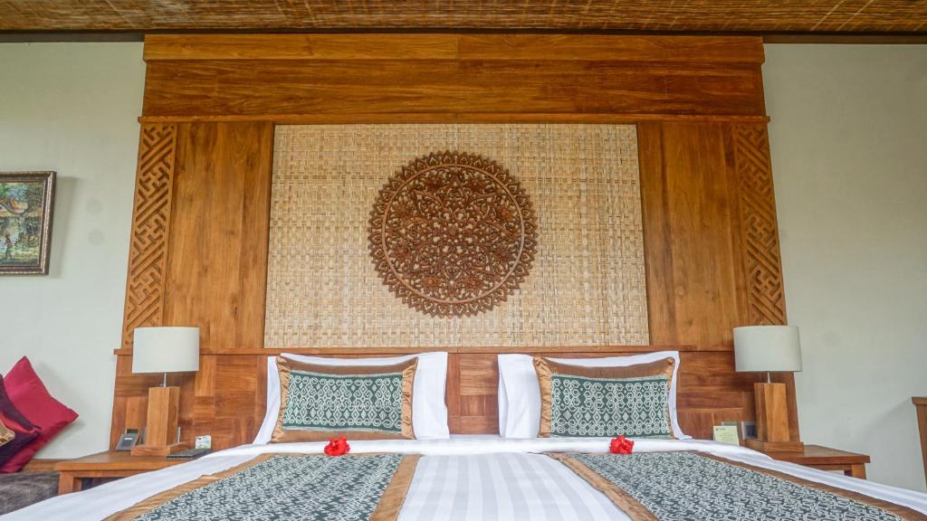 Sakti Garden Resort & Spaにあるベッド