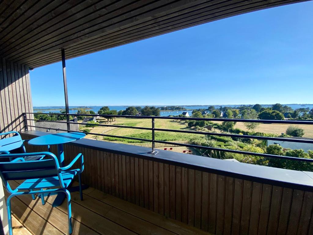 Balkon lub taras w obiekcie La Bellevue Bistrot et Chambres d'Hotes
