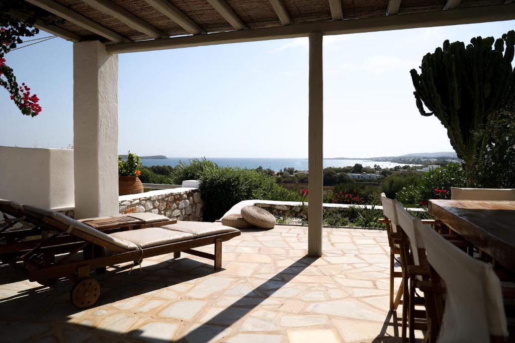 Balkón nebo terasa v ubytování Villa Hestia - Paros